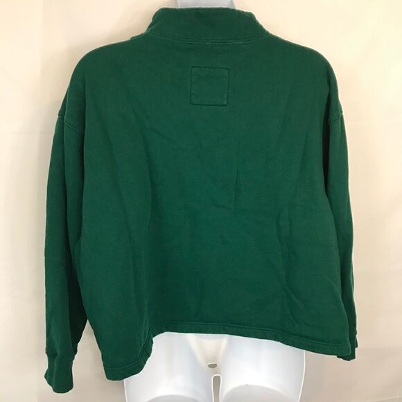 Girlfriend Collective 50/50 Half-zip Sweatshirt, Biome size 6XL - Picture 3 of 10